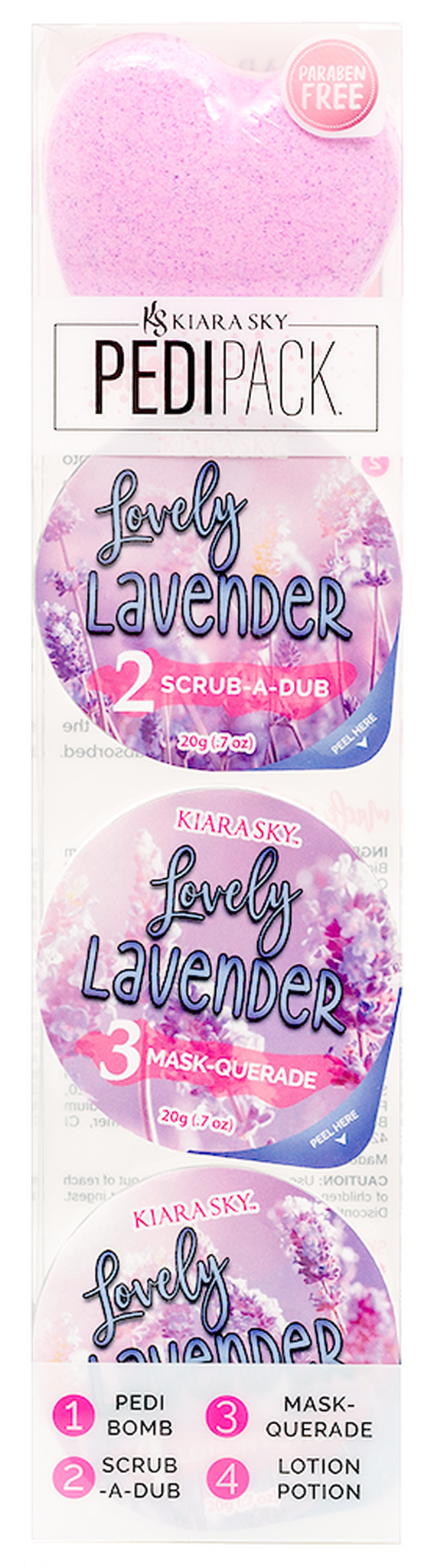 Kiara Sky Spa Pedi Set - Lovely Lavender Case 25 Pack-Beauty Zone Nail Supply