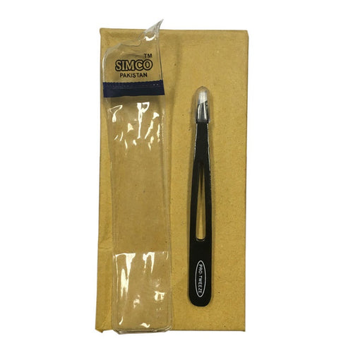 Pro-Tweeze Straight Hole Black-Beauty Zone Nail Supply