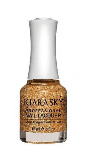 Kiara Sky Lacquer -N433 Strike Gold-Beauty Zone Nail Supply