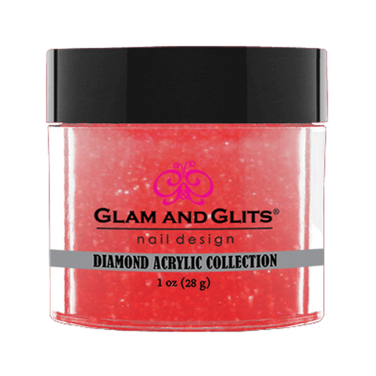 Glam & Glits Diamond Acrylic (Shimmer) 1 oz Orange Blossom - DAC77-Beauty Zone Nail Supply