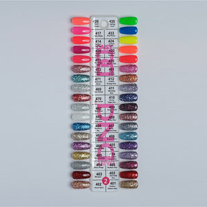 DND Duo Color Swatches 36 color– Single – 2-Beauty Zone Nail Supply
