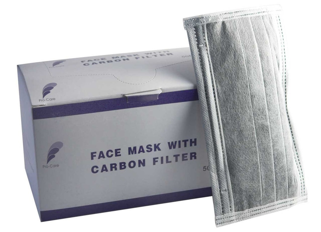 50 pc Medical Dental Industry Face mask Carbon Filter Protect Dust