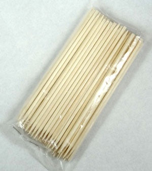 Orange wood stick long (b) #0229-Beauty Zone Nail Supply