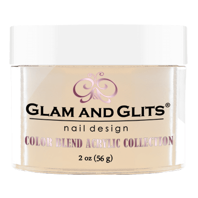 Glam & Glits Acrylic Powder Color Blend Melted Butter 2 Oz- Bl3012-Beauty Zone Nail Supply