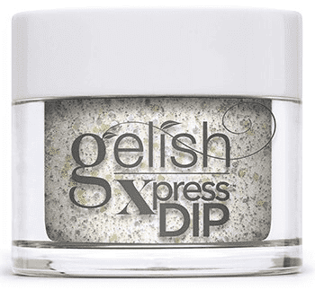Gelish Xpress Dip GRAND JEWELS GOLD HOLOGRAPHIC GLITTER 43g (1.5 Oz) #1620851-Beauty Zone Nail Supply