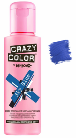 Crazy Color vibrant Shades -CC PRO 59 SKY BLUE 150ML-Beauty Zone Nail Supply