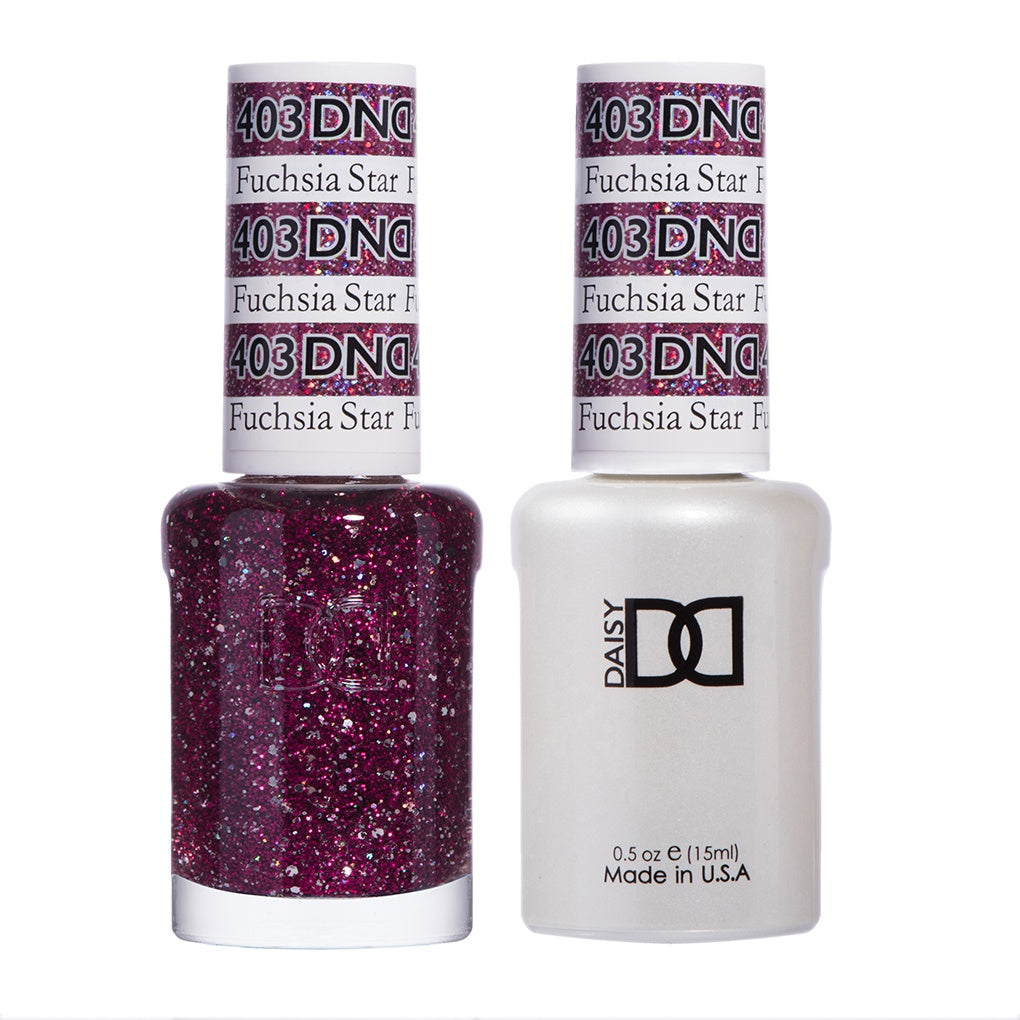 DND Duo Gel & Lacquer Fuchsia Star #403-Beauty Zone Nail Supply