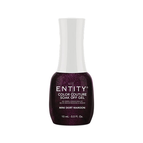 Entity Gel Mini Skirt Maroon 15 Ml | 0.5 Fl. Oz. #634-Beauty Zone Nail Supply
