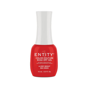 Entity Gel A-Very Bright Red Dress 15 Ml | 0.5 Fl. Oz. #690-Beauty Zone Nail Supply