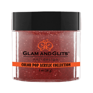 Glam & Glits Color Pop Acrylic (Shimmer) 1 oz Bonfire - CPA382-Beauty Zone Nail Supply