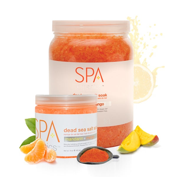 BCL SPA Dead Sea Salt Soak Mandarin + Mango Gallon-Beauty Zone Nail Supply