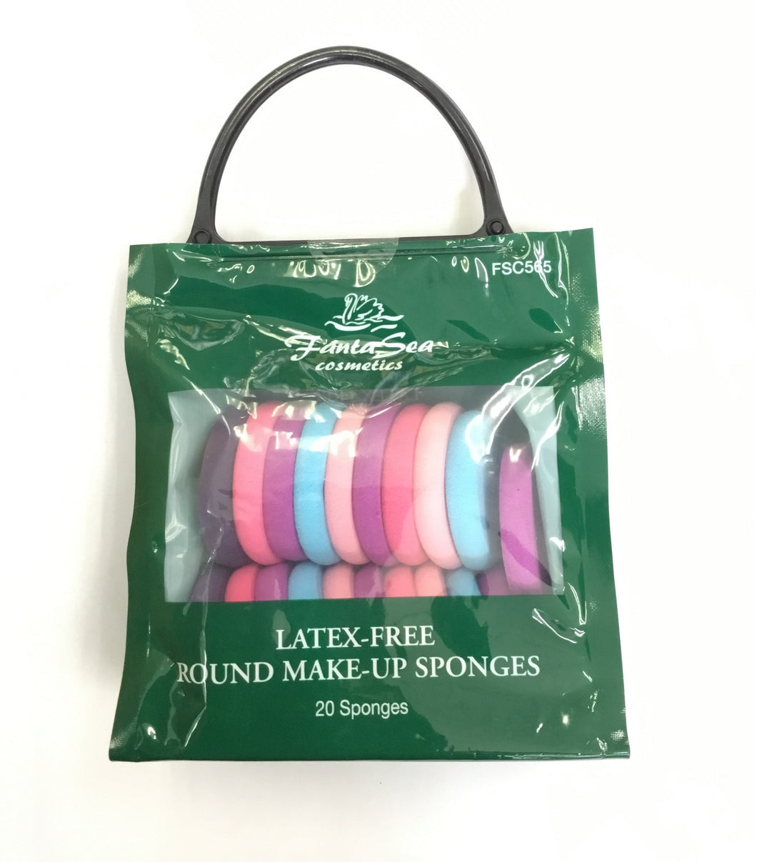 FS LATEX-FREE ROOND SPONGE 20/-Beauty Zone Nail Supply