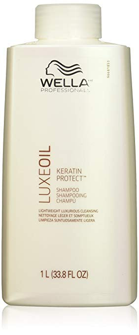 Wella Luxeoil Keratin Protect Shampoo, 33.8 Ounce-Beauty Zone Nail Supply