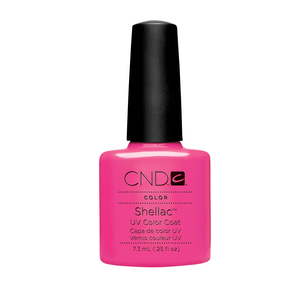 Cnd Shellac Hot Pop Pink .25 Fl Oz-Beauty Zone Nail Supply