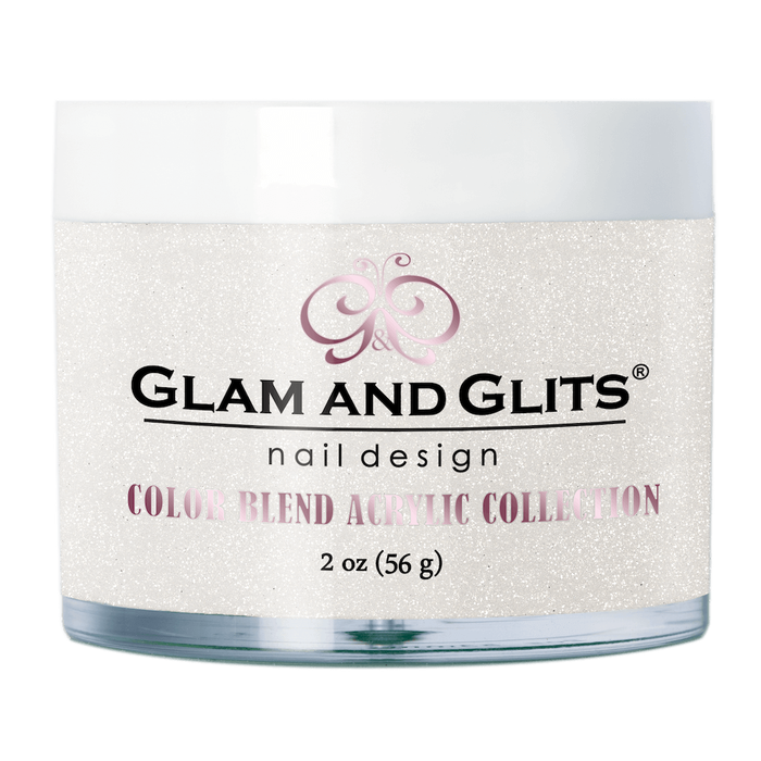 Glam & Glits Acrylic Powder Color Blend (Glitter) 2 oz Ice Breaker - BL3093-Beauty Zone Nail Supply