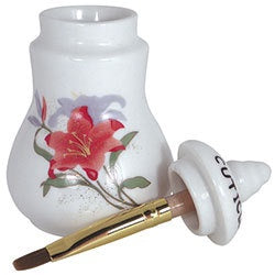 DL Pro Small Cuticle Oil Jar with Brush 50 ml DL-C307-Beauty Zone Nail Supply