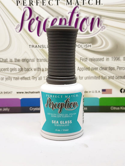 Perfect Match Perception Translucent SEA GLASS .5 oz TGP04-Beauty Zone Nail Supply