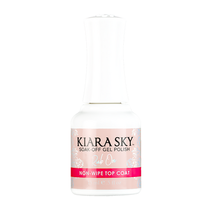 Kiara Sky Gel Rub On Non-Wipe Top Coat 0.5Oz / 15Ml-Beauty Zone Nail Supply