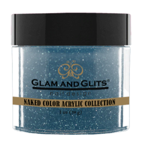 Glam & Glits Naked Color Acrylic Powder (Shimmer) 1 oz Teal Me In - NCAC434-Beauty Zone Nail Supply