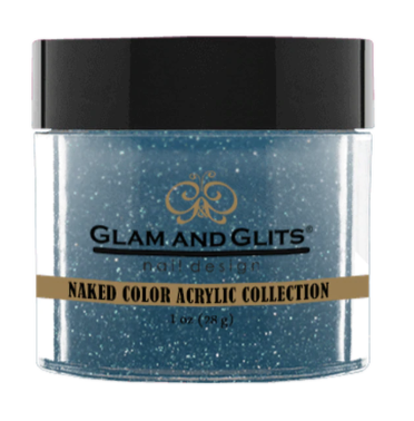 Glam & Glits Naked Color Acrylic Powder (Shimmer) 1 oz Teal Me In - NCAC434-Beauty Zone Nail Supply