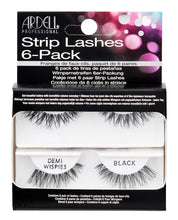 Load image into Gallery viewer, Ardell Strip Lash Natural Demi Wispies 6-Pack Black #60066-Beauty Zone Nail Supply