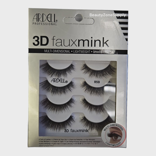 Ardell Strip Lashes 3D Faux Mink Multipacks 859 4 pack #37345