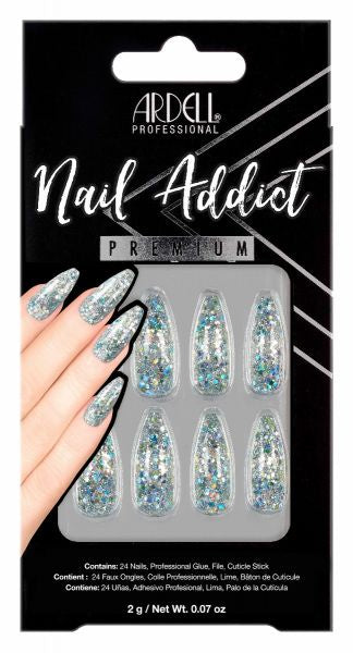 Ardell Nail Addict Blue Jeweled Glitter #54606
