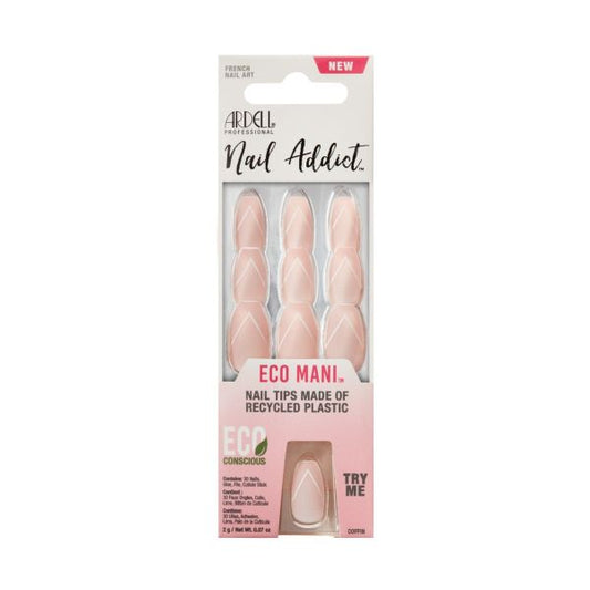 Ardell Press-on Nails Nail Addict Eco Mani French Nail Art #58639
