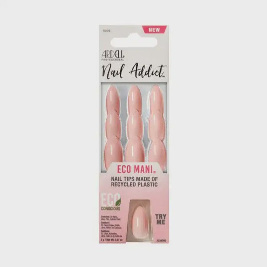 Ardell Press-on Nails Nail Addict Eco Mani Nude #58643