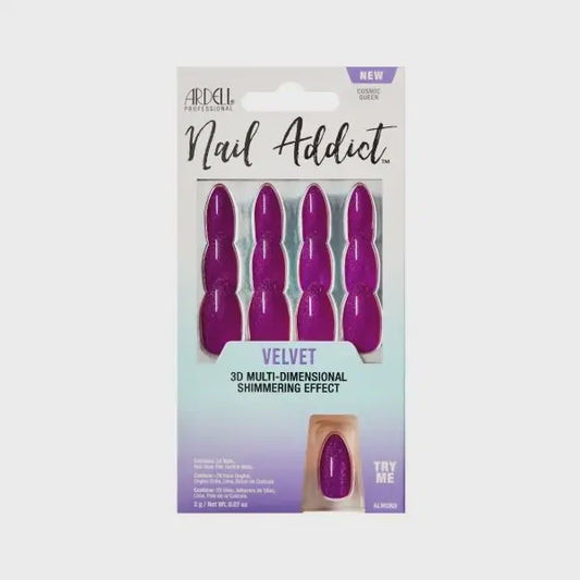 Ardell Press-on Nails Nail Addict Velvet Cosmic Queen #58628