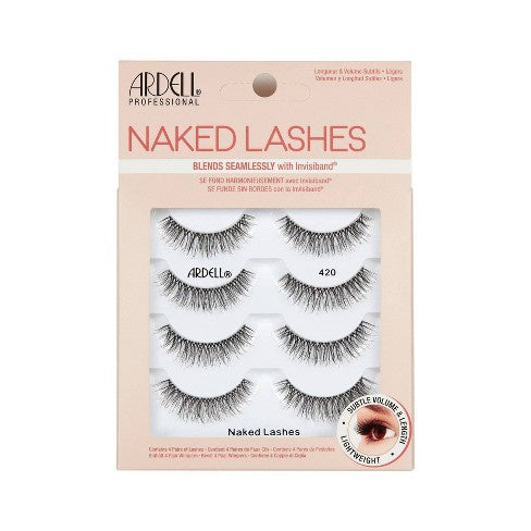 Ardell Strip Lashes Naked Lashes 4 pack 420 #69870