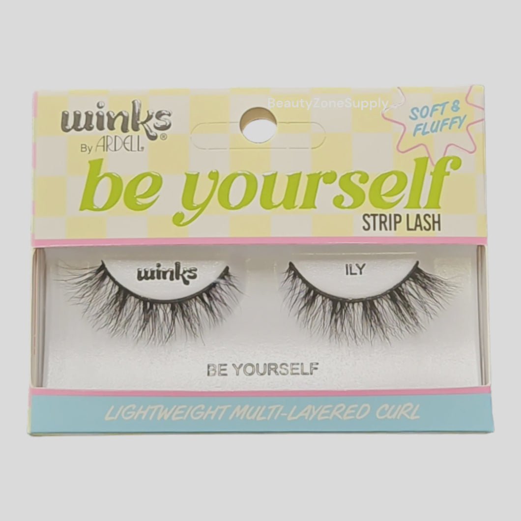 Ardell Winks Be Yourself ILY + Bliss Lashes & Lip Kit #36746