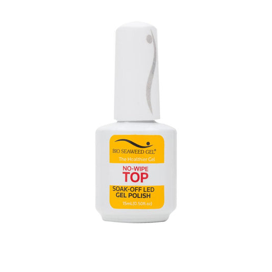 Bio Seaweed Top Coat No-Wipe 0.5 oz-Beauty Zone Nail Supply