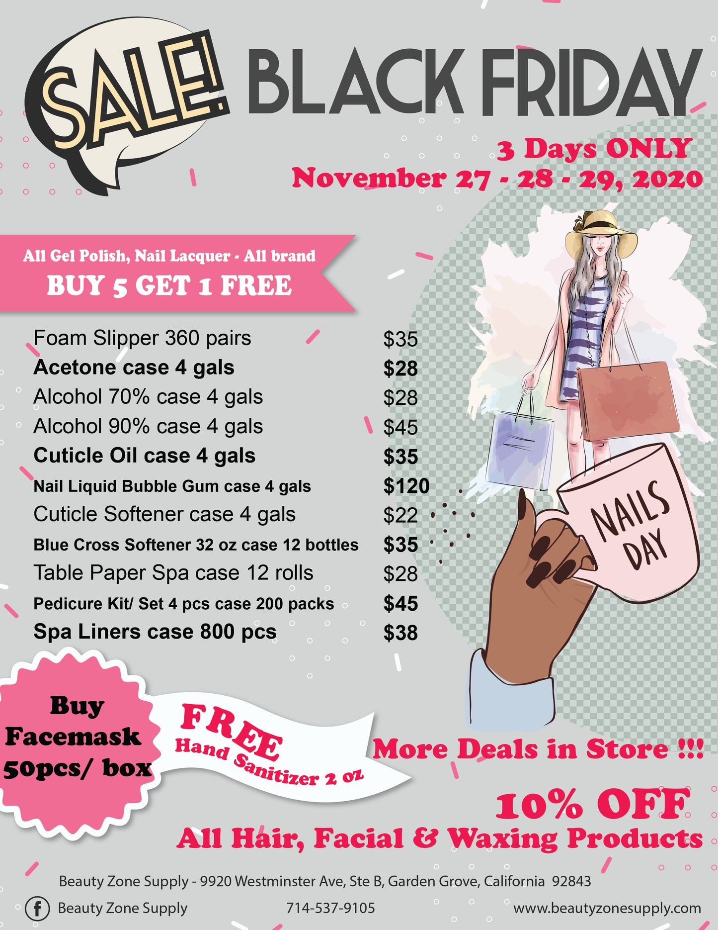 Sale Sale In Store Only !!!-Beauty Zone Nail Supply