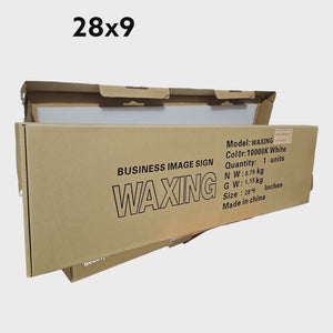 Business Sign LED Waxing Sign 28x7 in WX2807