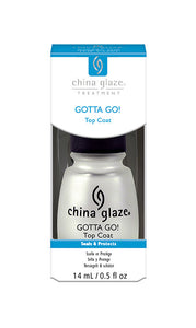 China Glaze Gotta Go Top Coat 0.5Oz-Beauty Zone Nail Supply