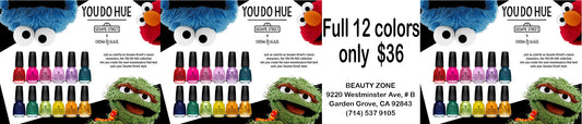 CHINA GLAZE NAIL POLISH LACQUER YOU DO HUE - 12 PIECE-Beauty Zone Nail Supply