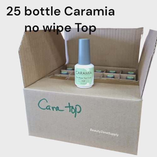Caramia Soak-off gel Top Coat no wipe 0.5 oz Deals 25 bottle
