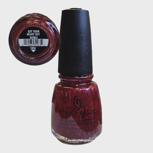 China Glaze Nail Polish Eat Your Heart Out 0.5 oz #82963