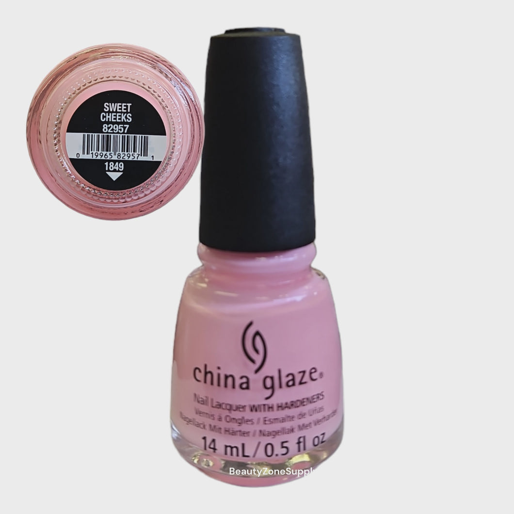 China Glaze Nail Polish Sweet Cheeks 0.5 oz #82957