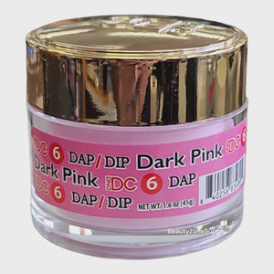 DC DND Dap Dip Powder & Acrylic powder 2 oz Dark Pink 6