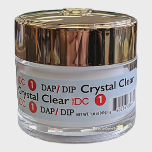 DC DND Dap Dip Powder & Acrylic powder 2 oz Crystal Clear 1