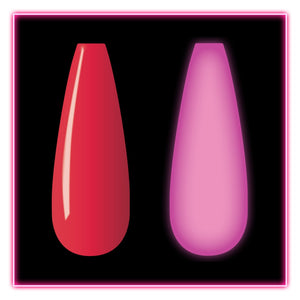 Kiara Sky Dip Glow Powder -DG101 Red Hot Glo-Beauty Zone Nail Supply