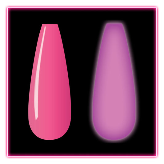 Kiara Sky Dip Glow Powder -DG128 Flamin-glo-Beauty Zone Nail Supply