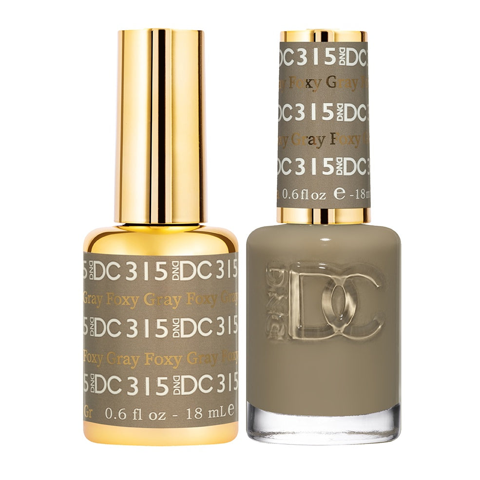 Dynamic Dc Gray DND DC DUO Foxy Gray 0.5 oz #315 – Beauty Zone Nail Supply