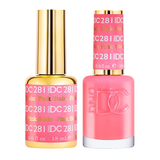DND DC DUO Pink Stain 0.5 oz #281
