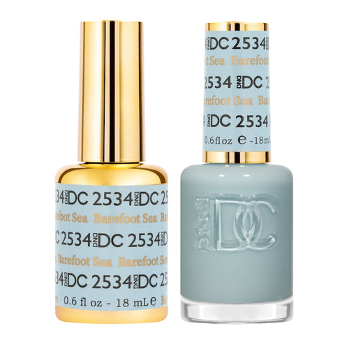 DND DC Duo Gel & Lacquer Barefoot Sea #2534