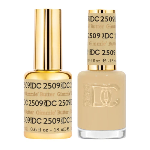 DND DC Duo Gel & Lacquer Gimmie’ Butter #2509