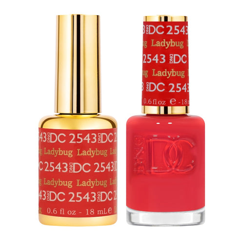 DND DC Duo Gel & Lacquer Ladybug #2543