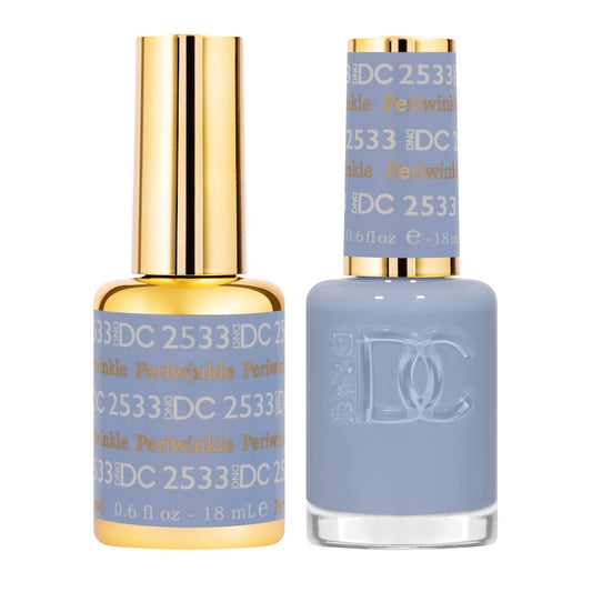 DND DC Duo Gel & Lacquer Periwinkle #2533